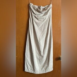 Abercrombie & Fitch Light Gray Pencil Skirt